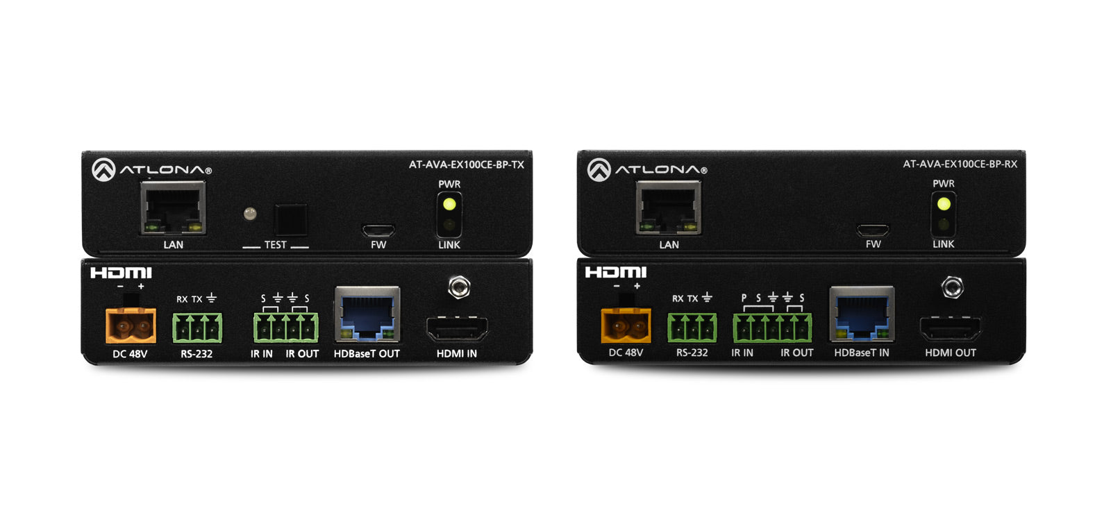 Atlona Avance™ 4K/UHD Extender Kit with Ethernet, Control, and Bidirectional Remote Power