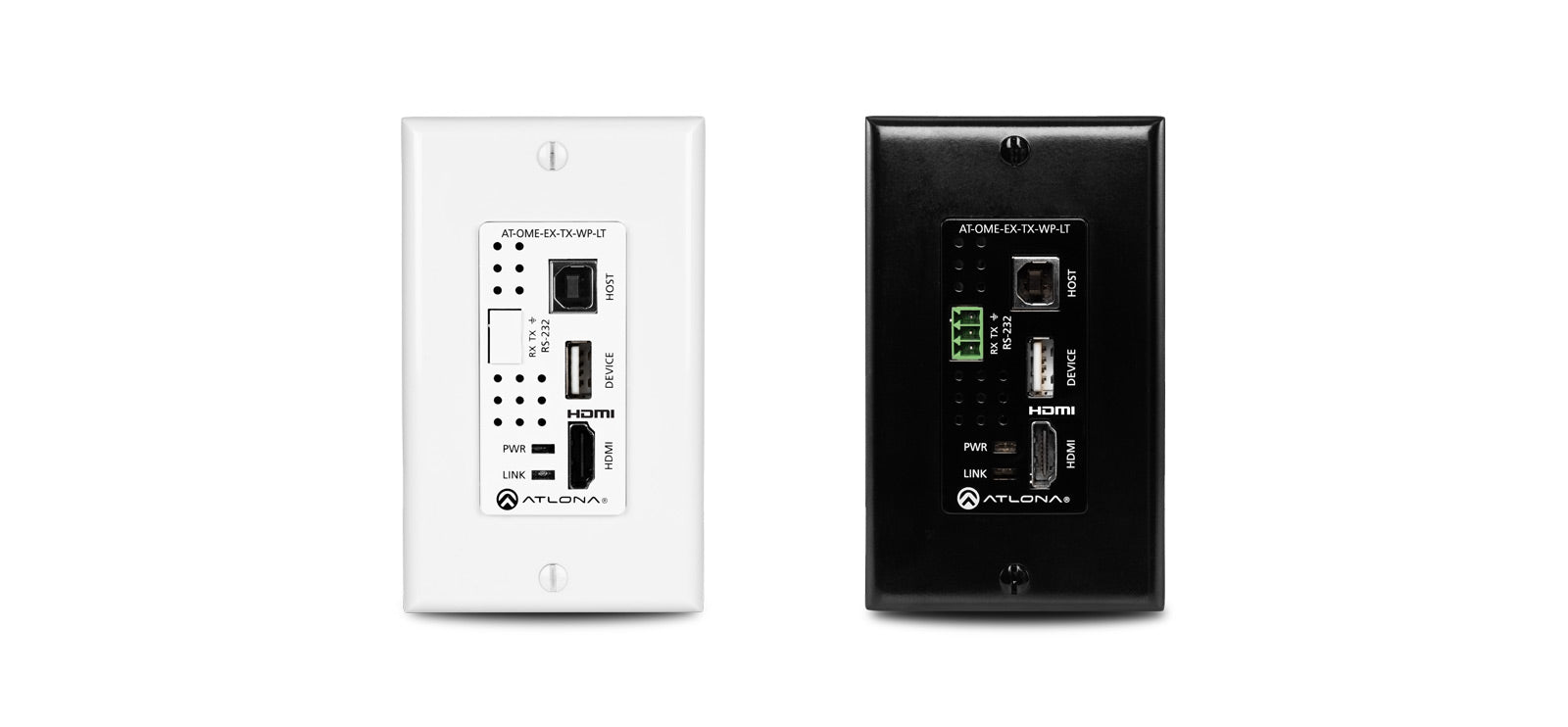Atlona Wallplate HDBaseT Extender with HDMI Input and USB Hubs