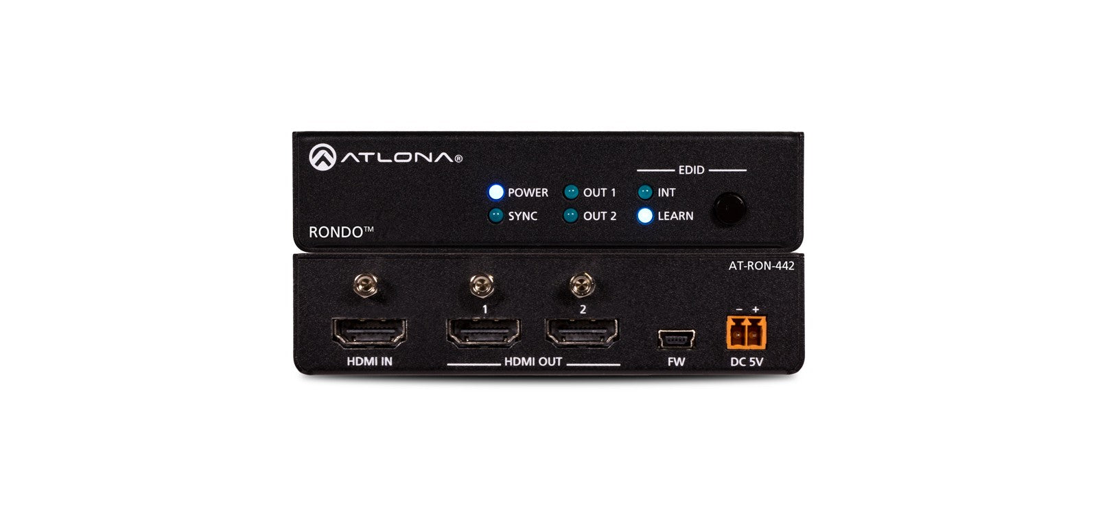 Atlona Rondo 442 4K HDR Two-Output HDMI Distribution Amplifier