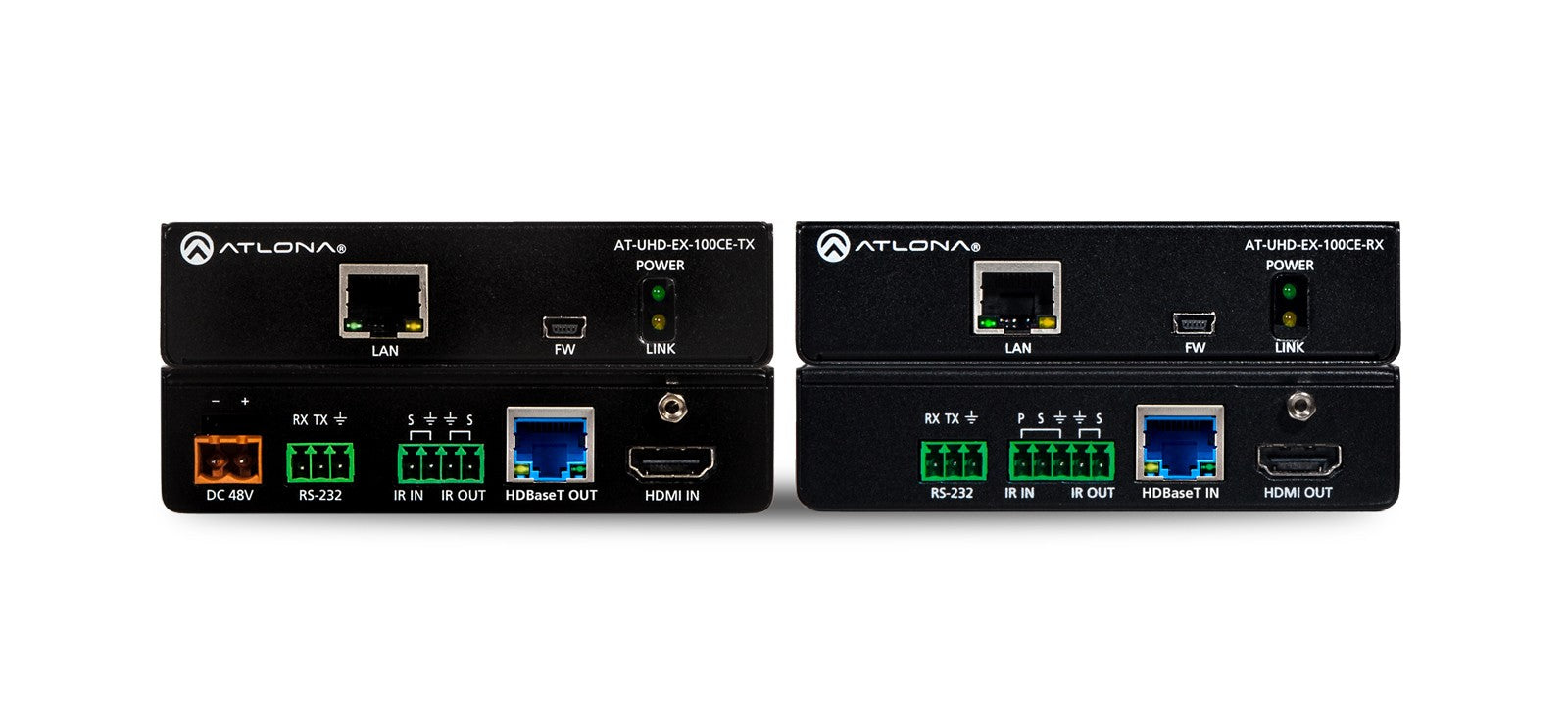 Atlona UHD-EX-100CE-RX 4K/UHD HDMI Over 100 M HDBaseT Receiver with Ethernet, Control, and PoE