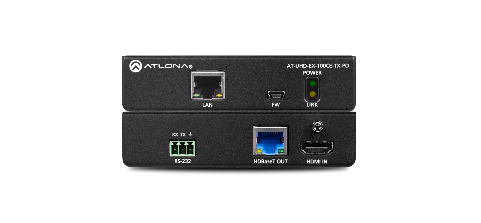 Atlona UHD-EX-100CE-TX-PD 4K/UHD Remote Powered HDMI Over 100 M HDBaseT Transmitter with Ethernet, Control, and PoE