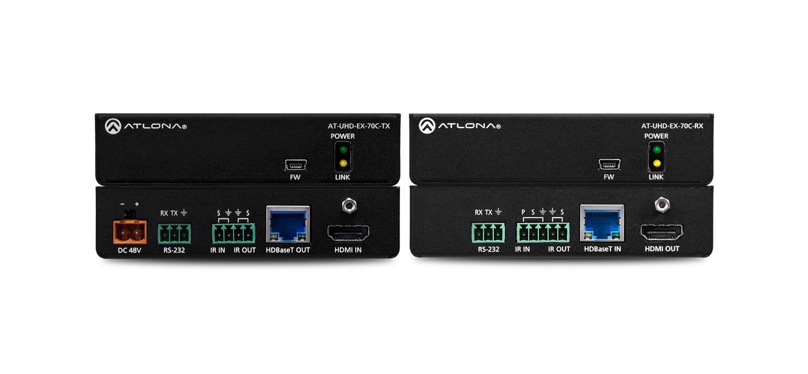 Atlona UHD-EX-70C-RX 4K/UHD HDMI Over HDBaseT Receiver with Control and PoE