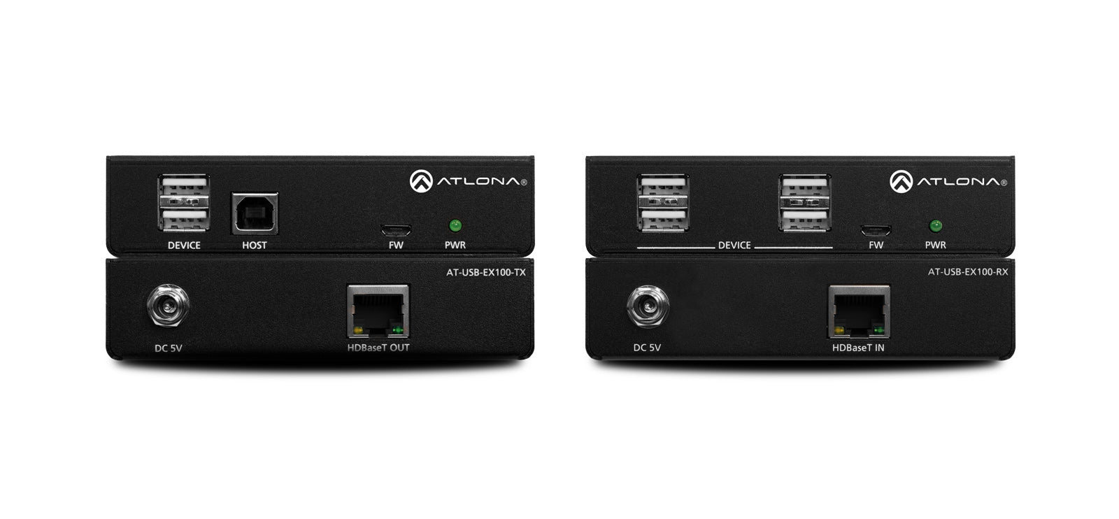 Atlona USB 2.0 Extender Kit over Category Cable, up to 100 meters