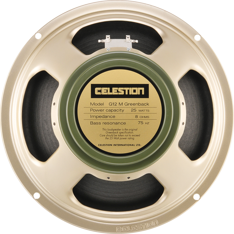 Celestion G12M-GREENBACK 8OHM CERAMIC 12-INCH ROCK GUITAR SPEAKER