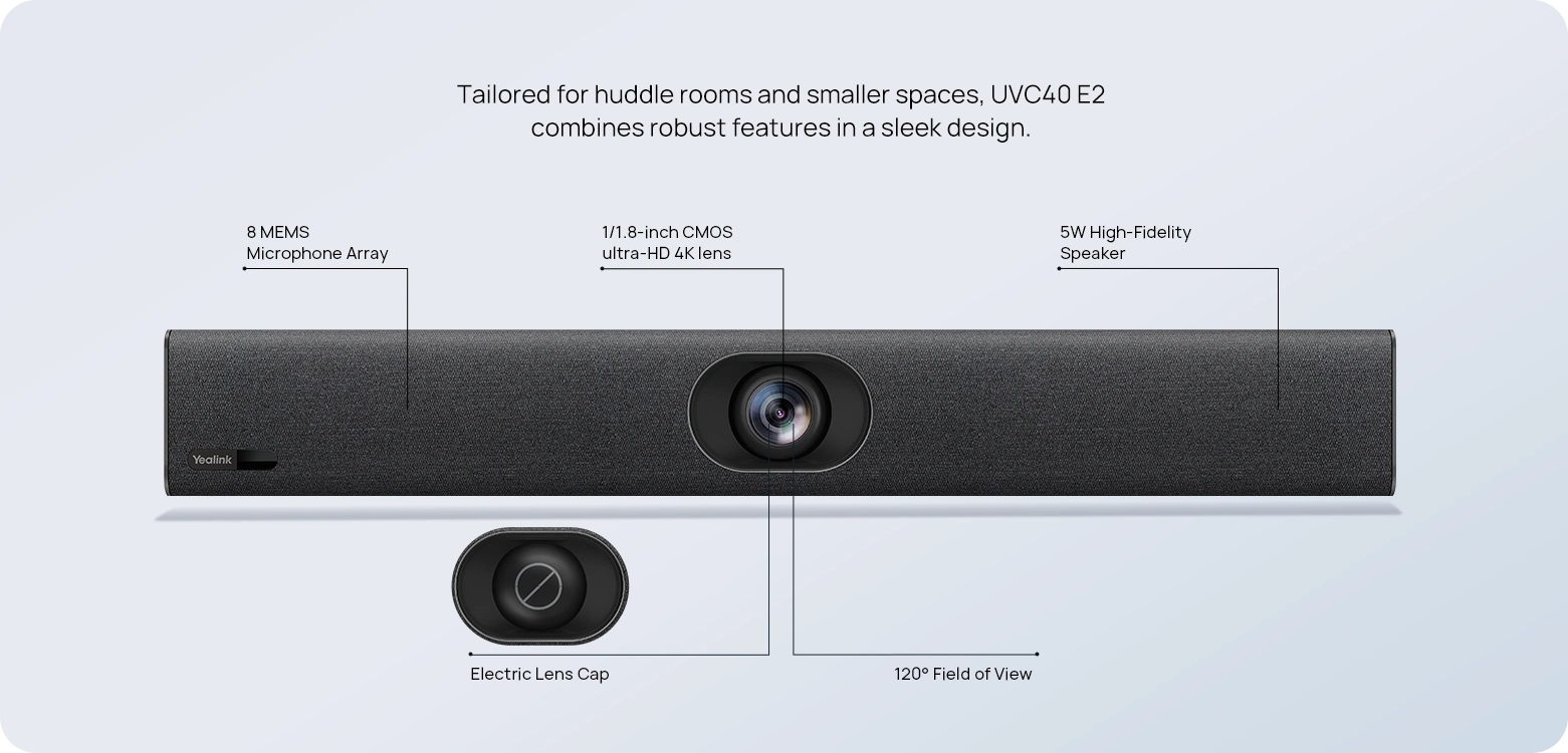 YeaLink UVC40 E2 USB Video Bar