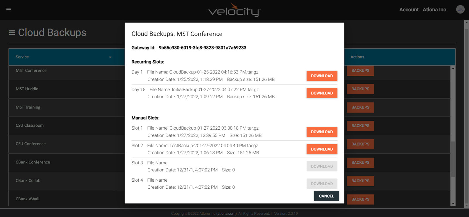 Atlona Remote Configuration, Management, and Control for Velocity™ Gateways