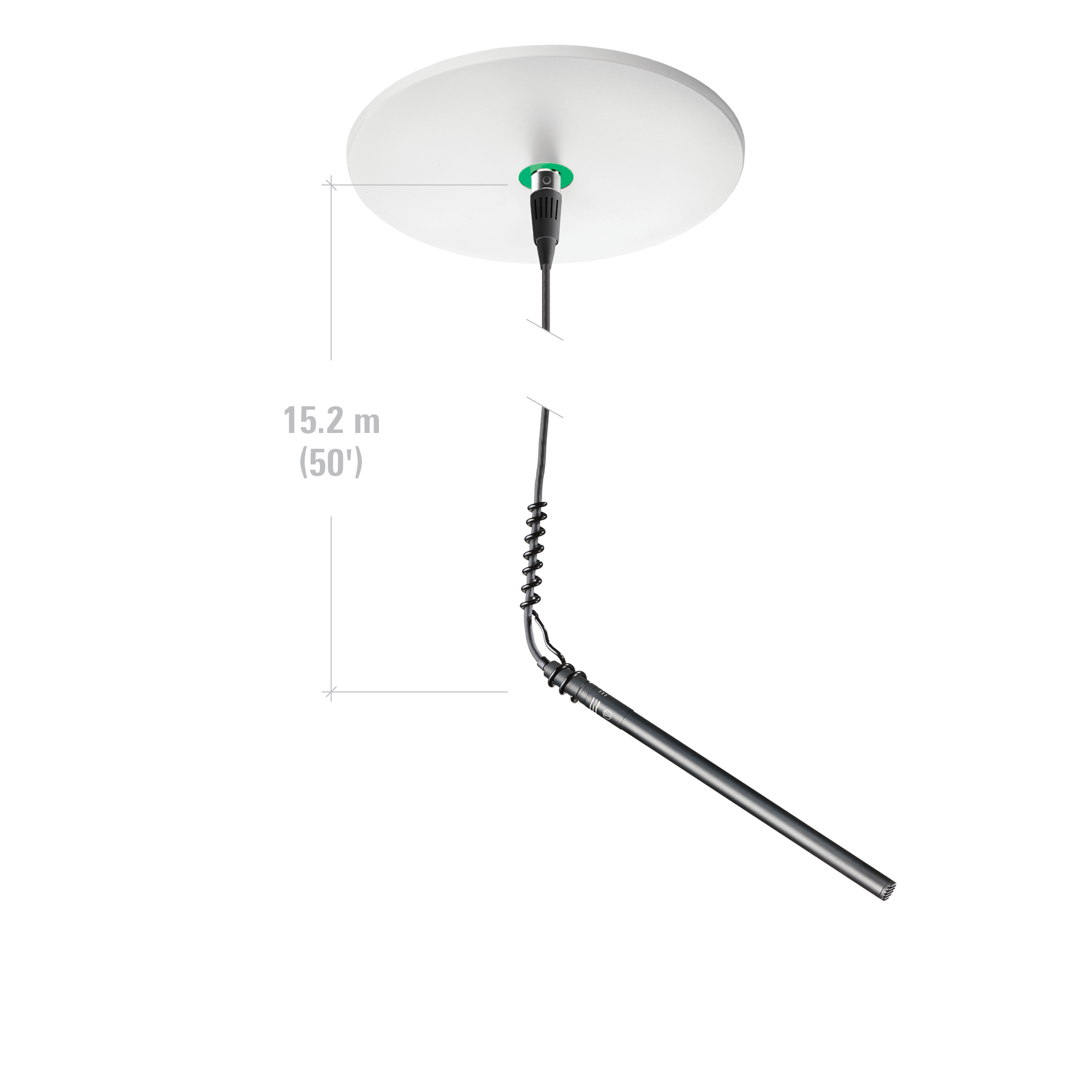 Audio Technica ATND933AML Miniature MicroLine condenser hanging microphone
