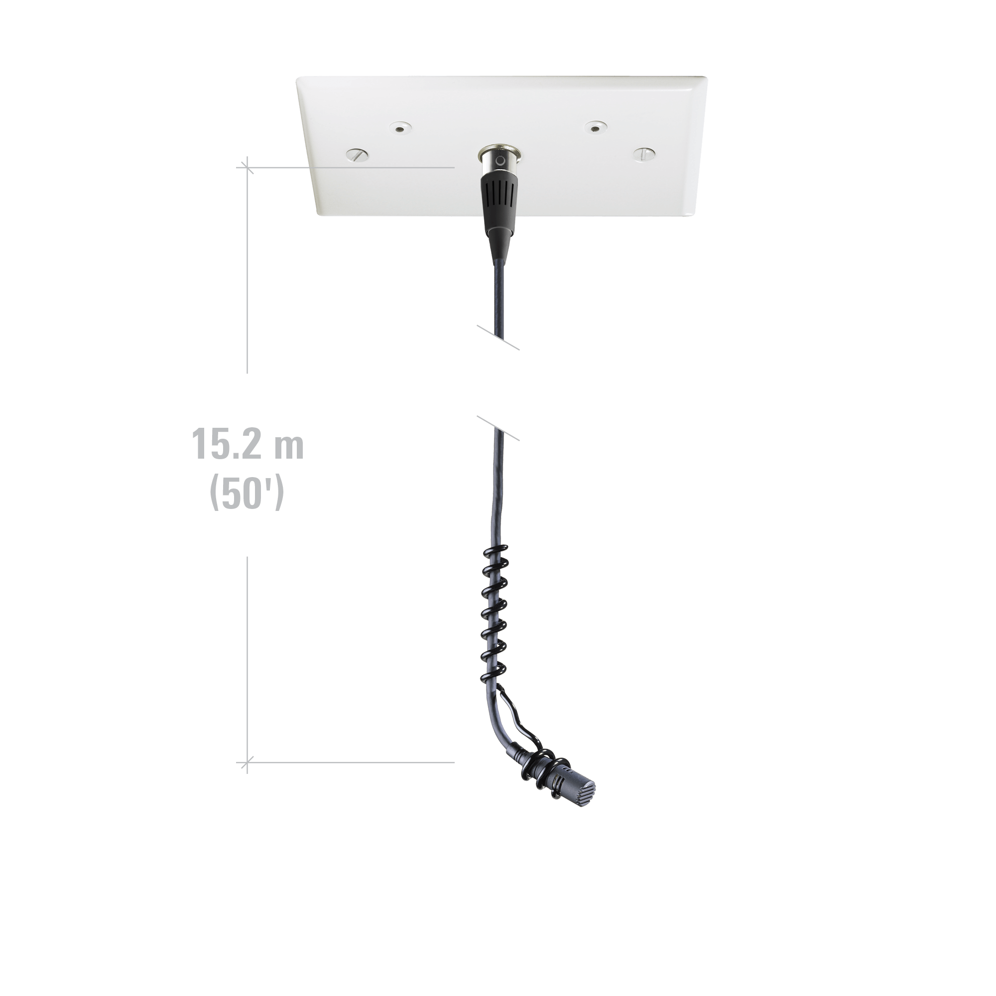 Audio Technica ES933PMH Miniature hypercardioid condenser hanging microphone