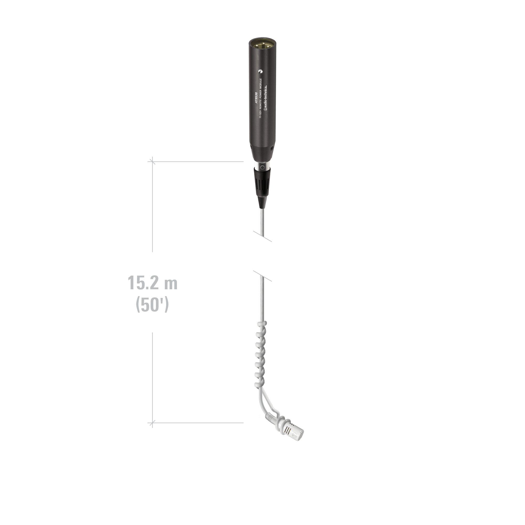 Audio Technica ES933WC Miniature cardioid condenser hanging microphone