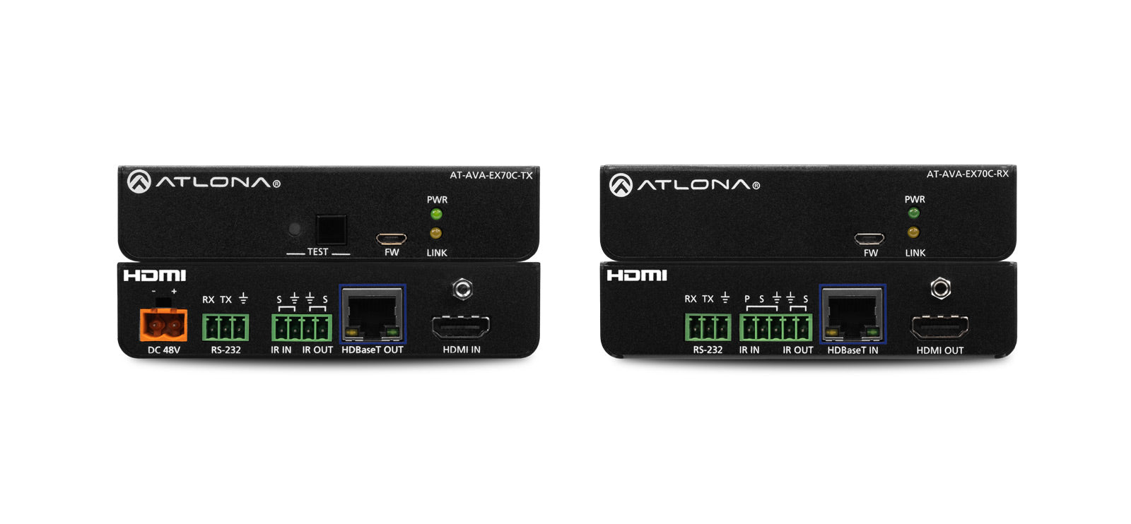 Atlona Avance™ 4K/UHD Extender Kit with Control and Remote Power