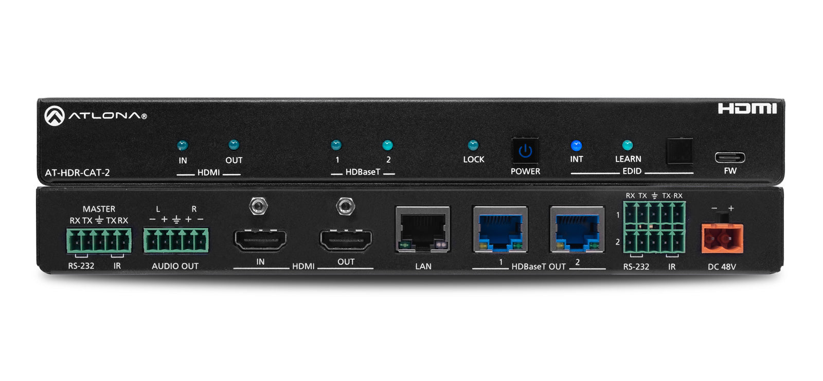 Atlona Two-Output 4K HDR HDBaseT Distribution Amplifier