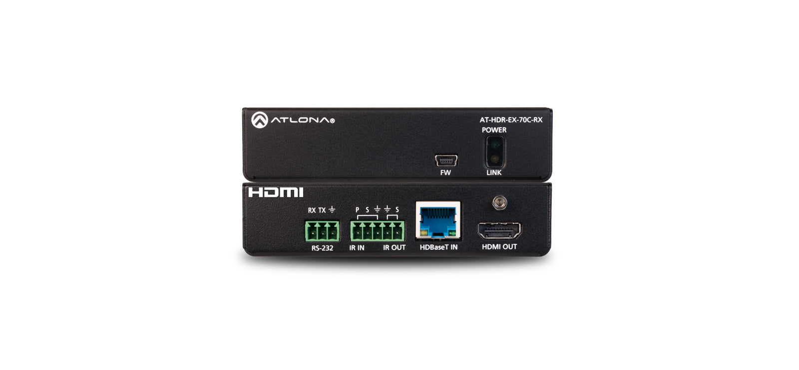 Atlona 4K HDR HDBaseT Receiver with Control and Remote Power