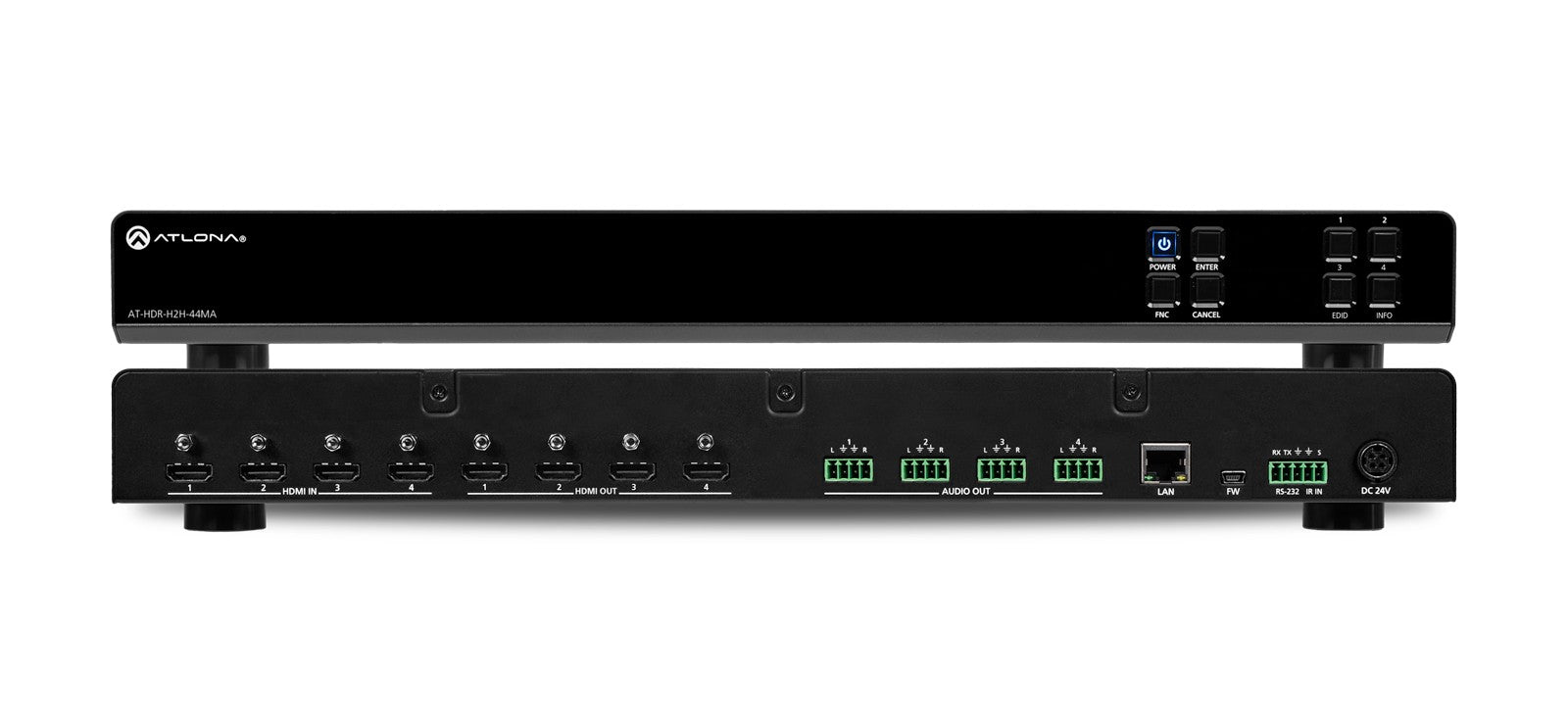 Atlona HDR-H2H-44MA 4K HDR 4×4 HDMI Matrix Switcher