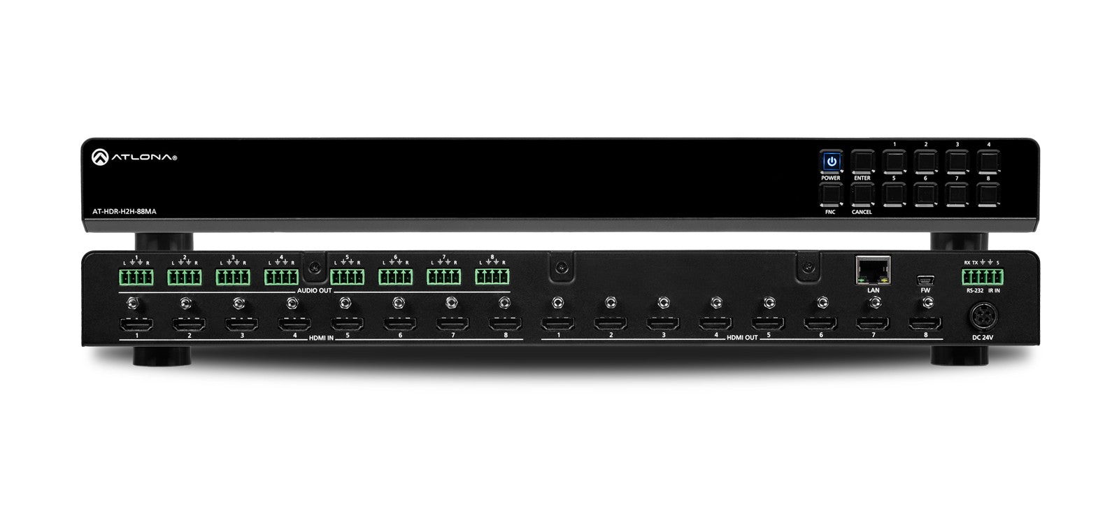 Atlona HDR-H2H-88MA 4K HDR 8×8 HDMI Matrix Switcher