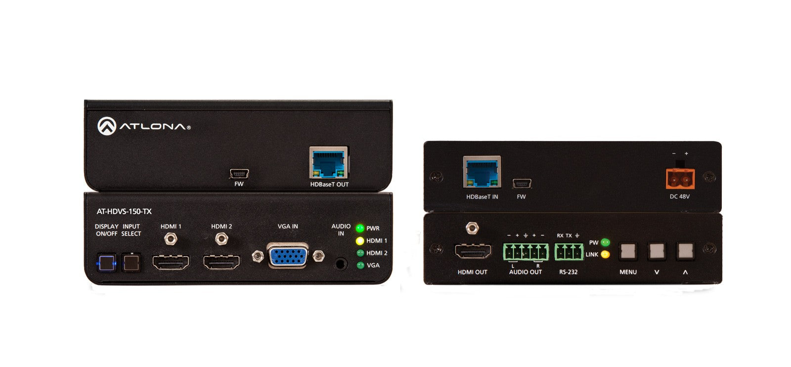 Atlona HDVS-150-KIT HDBaseT TX/RX with Three-Input Switcher and HD Scaler