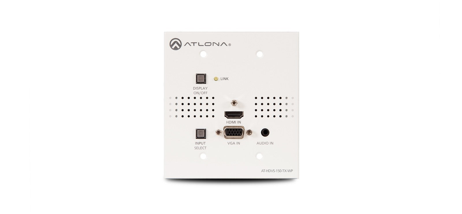 Atlona HDVS-150-TX-WP Two-Input Wallplate Switcher for HDMI and VGA with HDBaseT Output