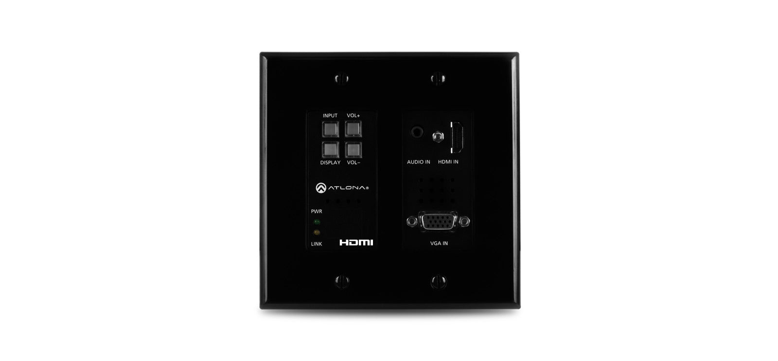 Atlona Wallplate HDBaseT Transmitter for VGA and HDMI Video