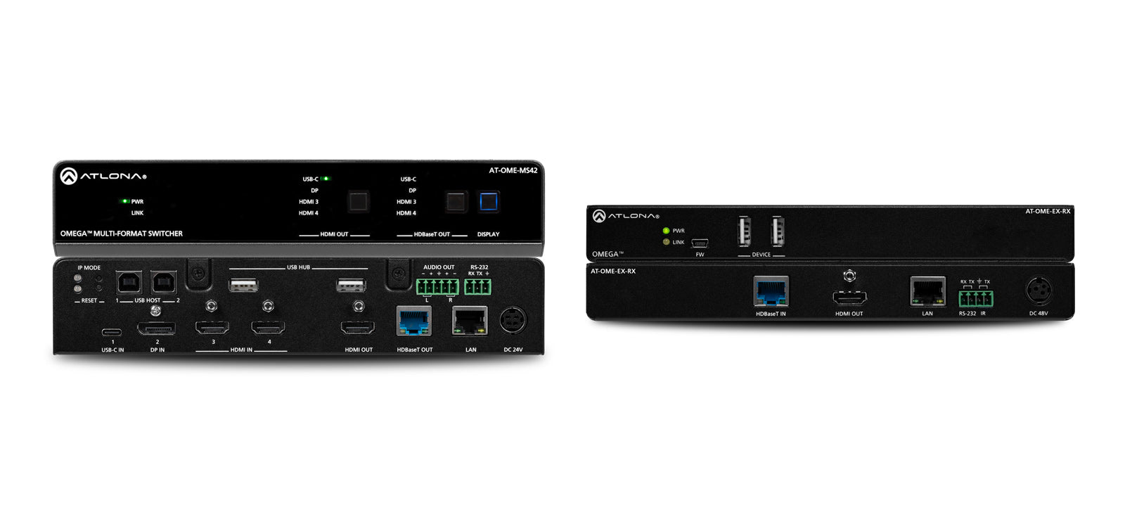 Atlona OME-MS42 4×2 Matrix Switcher with USB