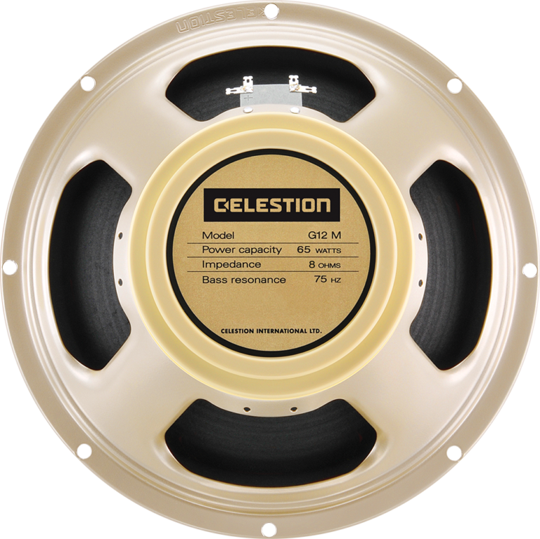 Celestion   G12M-65-CREAMBACKBACK 8OHM  CERAMIC 12-INCH VINTAGE-TONED GUITAR SPEAKER