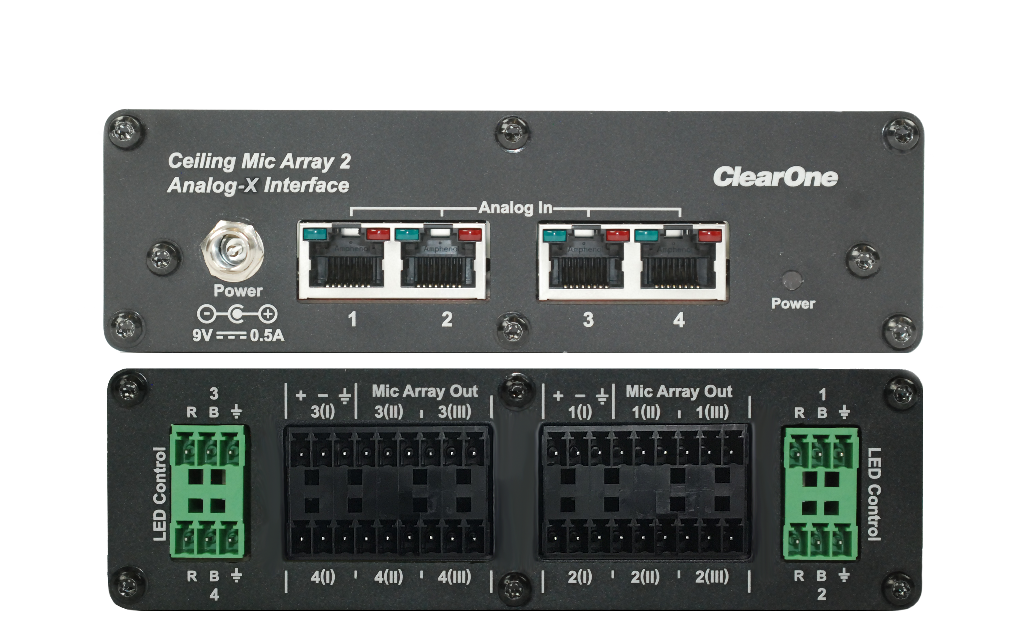 ClearOne Ceiling Microphone Array Analog-X Interface Box