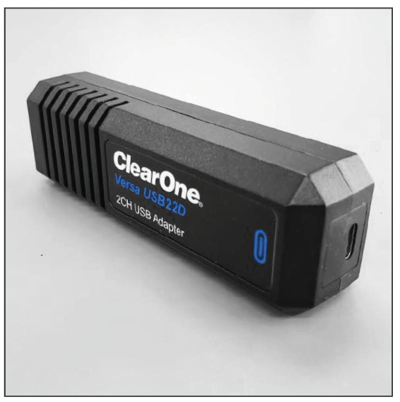 ClearOne Versa USB22D Dante to USB adapter