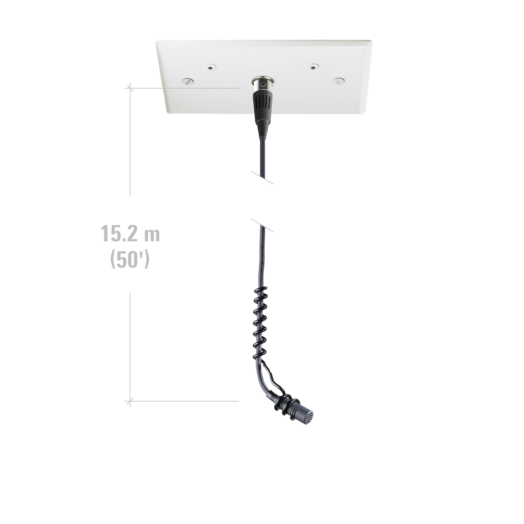 Audio Technica ES933PMC Miniature cardioid condenser hanging microphone